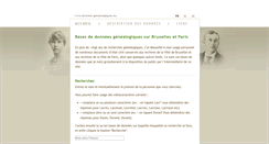 Desktop Screenshot of donnees-genealogiques.eu