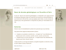 Tablet Screenshot of donnees-genealogiques.eu